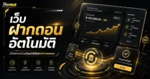 เว็บฝากถอนอัตโนมัติ เมื่อโลกการเงินเดินหน้าไปไกลกว่าการรอคอย