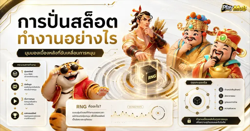 การปั่นสล็อตทำงานอย่างไร มุมมองเบื้องหลังที่ขับเคลื่อนการหมุน