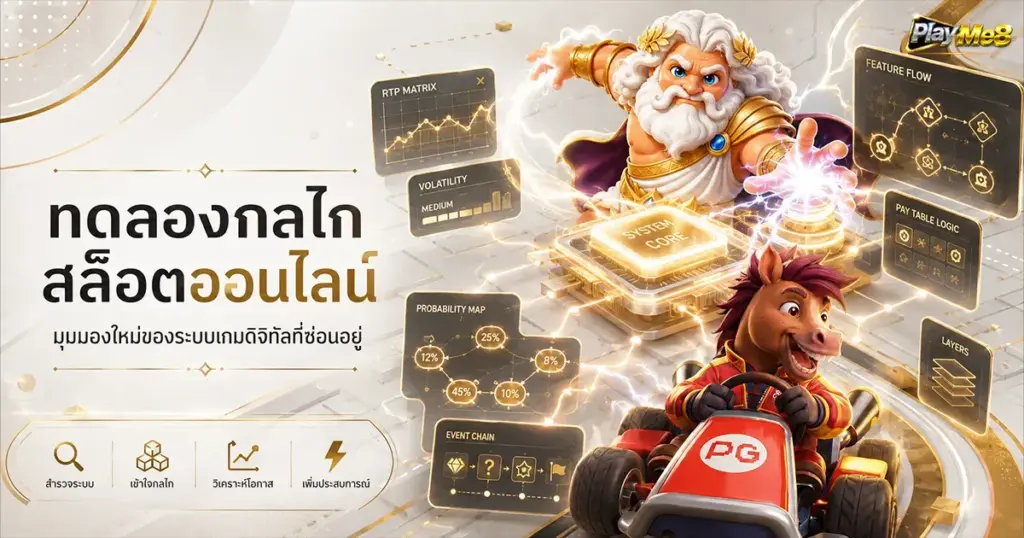 ทดลองกลไกสล็อตออนไลน์ มุมมองใหม่ของระบบเกมดิจิทัลที่ซ่อนอยู่