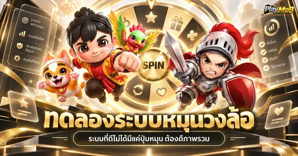 ทดลองระบบหมุนวงล้อ ระบบที่ดีไม่ได้มีแค่ปุ่มหมุน ต้องดีภาพรวม