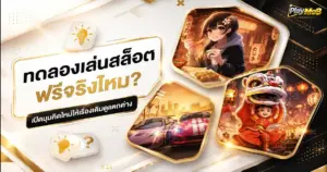 ทดลองเล่นสล็อตฟรีจริงไหม เปิดมุมคิดใหม่ให้เรื่องเดิมดูแตกต่าง