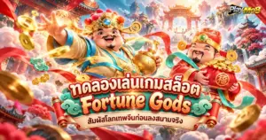 ทดลองเล่นเกมสล็อต Fortune Gods สัมผัสโลกเทพจีนก่อนลงสนามจริง