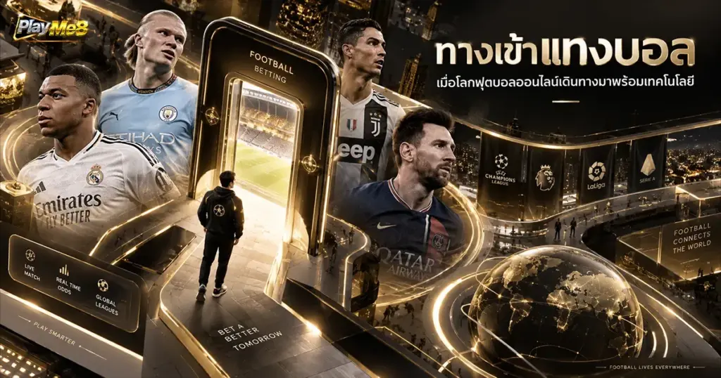 ทางเข้าแทงบอล เมื่อโลกฟุตบอลออนไลน์เดินทางมาพร้อมเทคโนโลยี