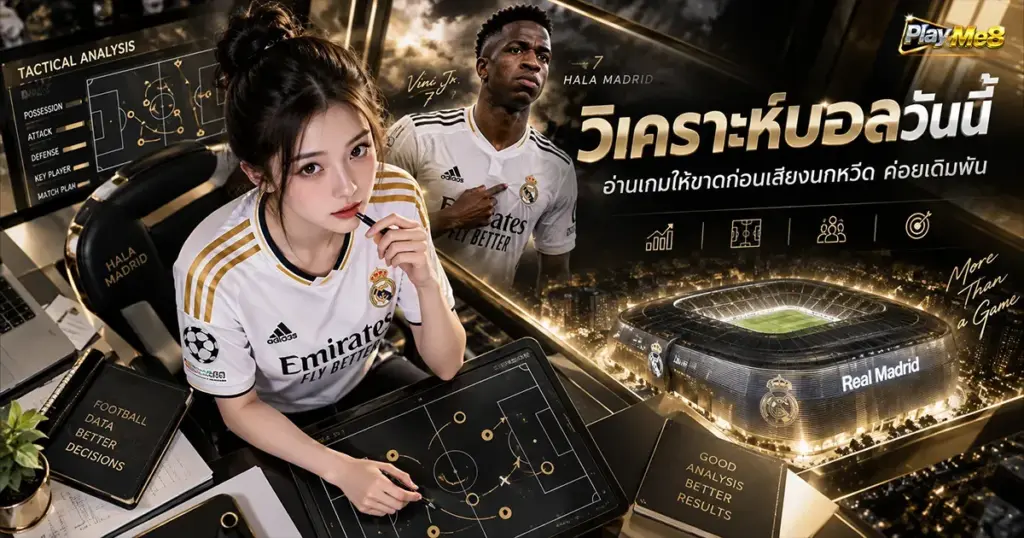 วิเคราะห์บอลวันนี้ อ่านเกมให้ขาดก่อนเสียงนกหวีด ค่อยเดิมพัน