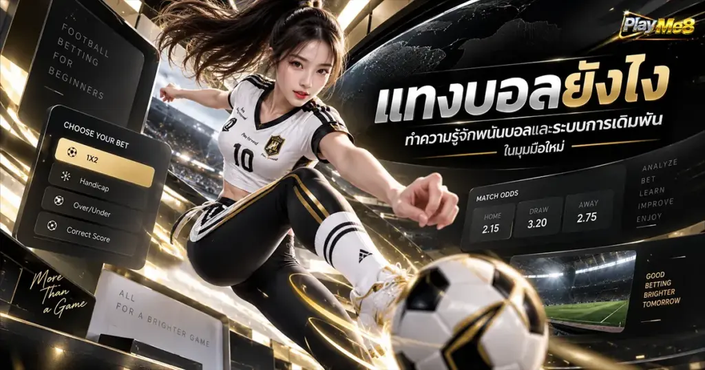 แทงบอลยังไง ทำความรู้จักพนันบอลและระบบการเดิมพันในมุมมือใหม่
